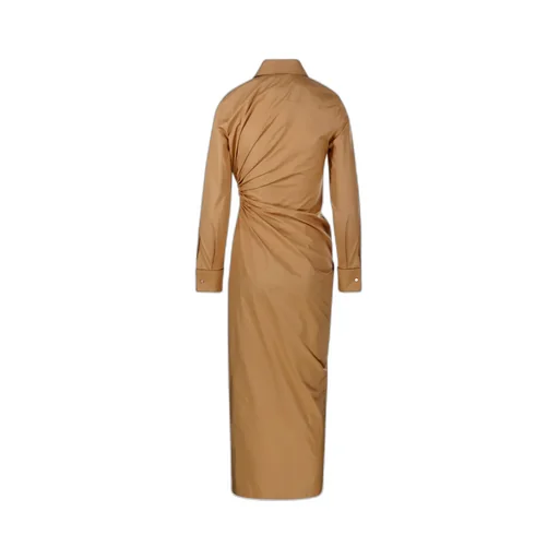 Max Mara Collared Long-Sleeve Shirt Dress
