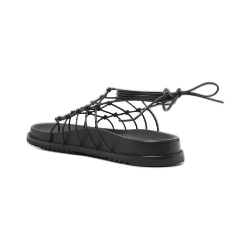 Open-Toe Flat Sandals