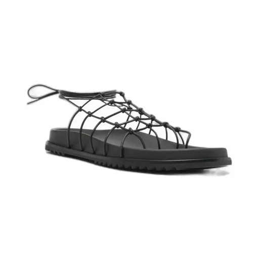 Open-Toe Flat Sandals