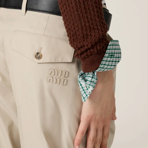 Miu Miu Straight Leg Pants