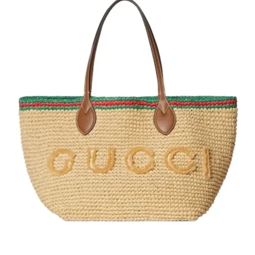 Gucci Logo Woven Detailed Shoulder Bag
