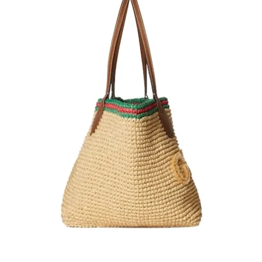 Gucci Logo Woven Detailed Shoulder Bag