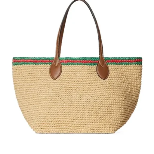 Gucci Logo Woven Detailed Shoulder Bag