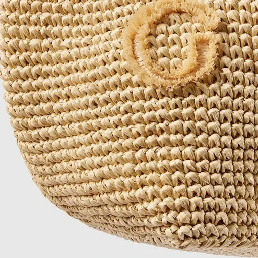Gucci Logo Woven Detailed Shoulder Bag