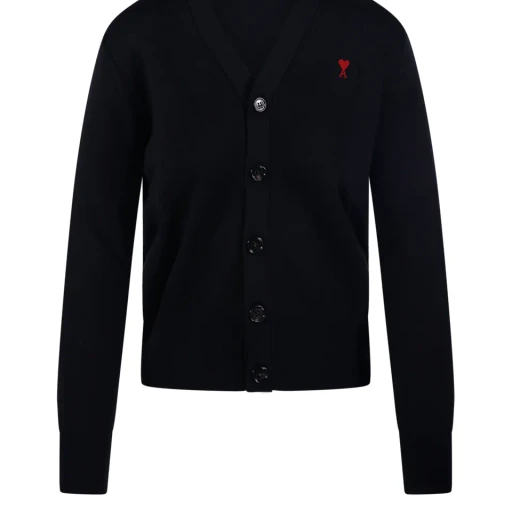 Ami V-Neck Buttoned Cardigan