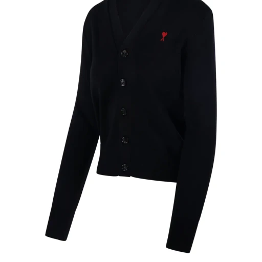 Ami V-Neck Buttoned Cardigan