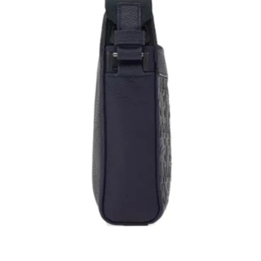 Embossed Gancini Crossbody Bag
