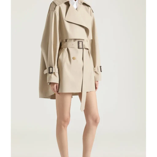 Givenchy Cocoon Short Trench Coat