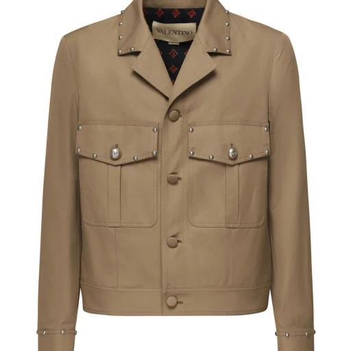 Studded Cotton Jacket