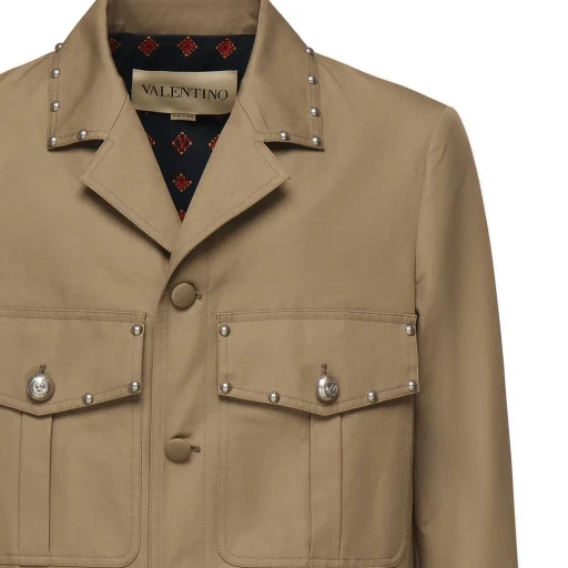 Studded Cotton Jacket