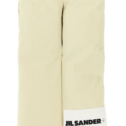 Padded Logo-Patch Scarf