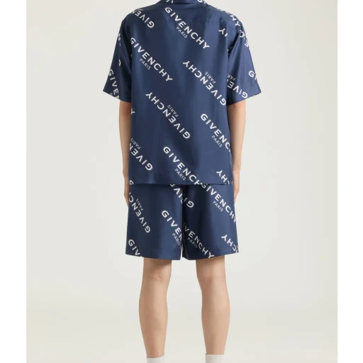 Givenchy Logo Shadow Printed Bermuda Shorts