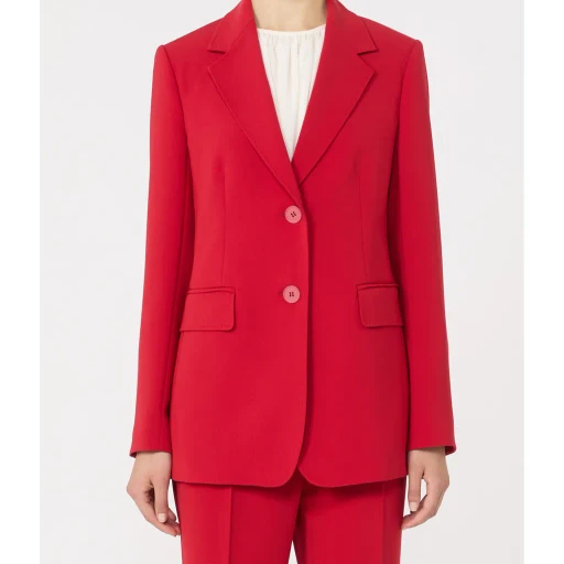 Single-Breasted Cady Blazer