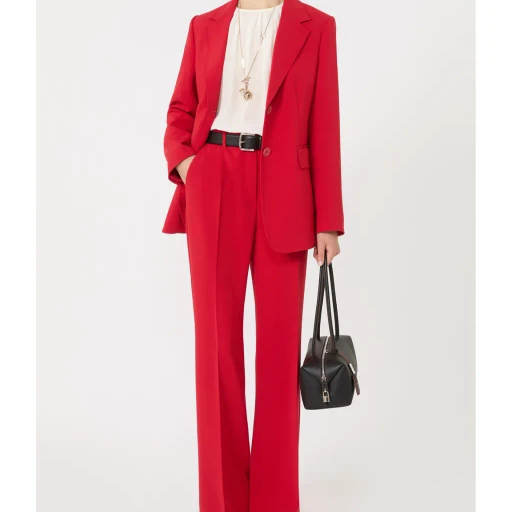 Single-Breasted Cady Blazer