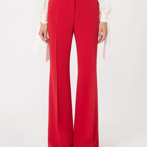 Flared Cady Trousers