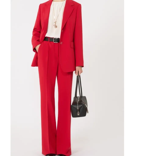 Flared Cady Trousers