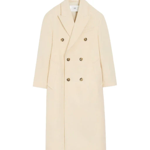 Ami Double Breasted Long Coat