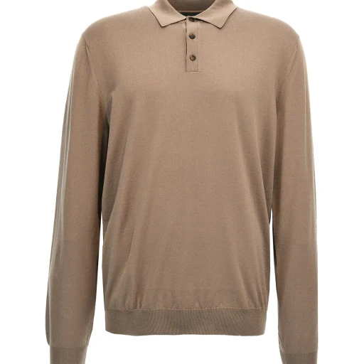 Zanone Long-Sleeve Polo Shirt