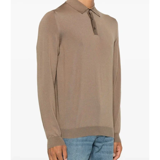 Zanone Long-Sleeve Polo Shirt