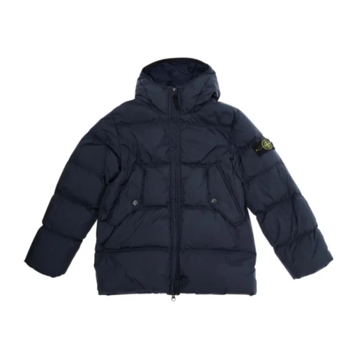 Hooded Quilted Down Jacket