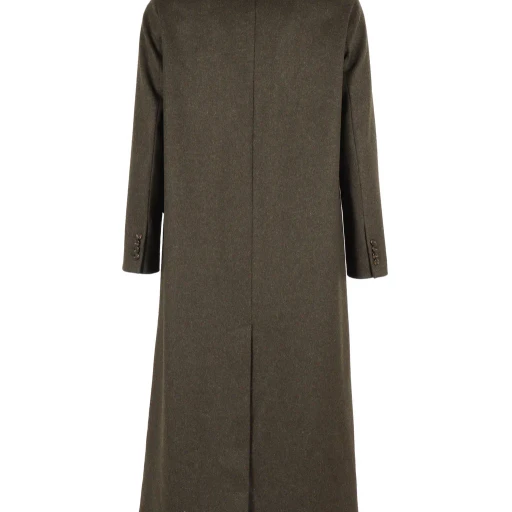 Three-Button Wool Coat