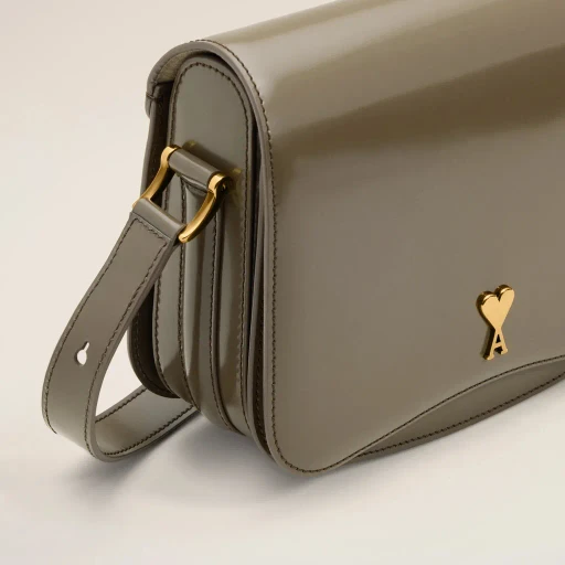 Grey Glazed Leather Paris Paris Bag