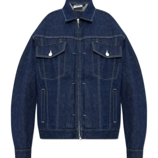 Zip-Front Flap-Pocket Jacket