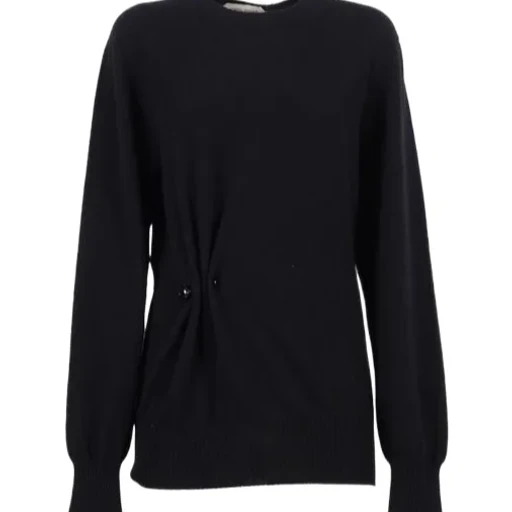 Button-Embellished Sweater