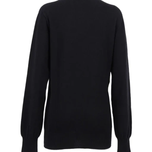 Button-Embellished Sweater