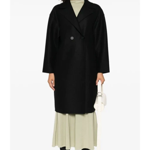 Double-Breasted Wool Coat