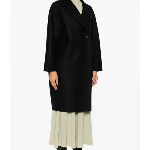 Double-Breasted Wool Coat