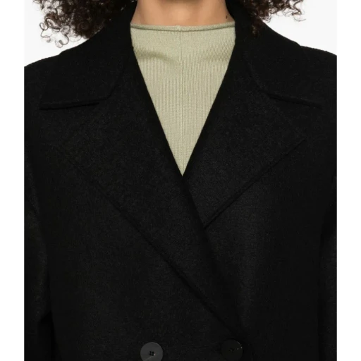 Double-Breasted Wool Coat