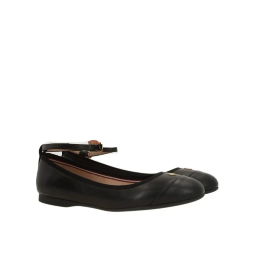 Bally Ankle Strapped Flat Shoes