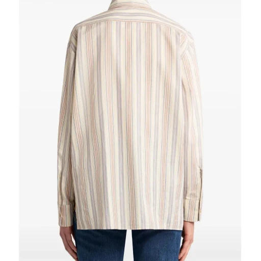 Etro Placed Printed Striped Shirt