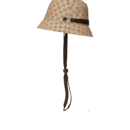 Gg Canvas Bucket Hat With Tie