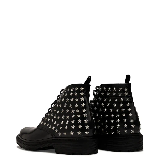 Black Lacing Ankle Boots