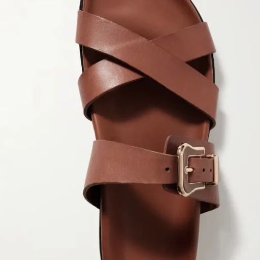 Round Toe Flat Sandals