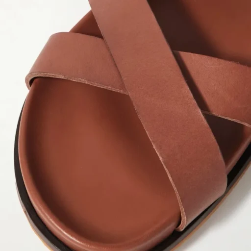 Round Toe Flat Sandals
