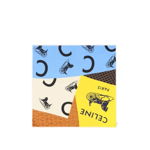 Patterned Silk Scarf