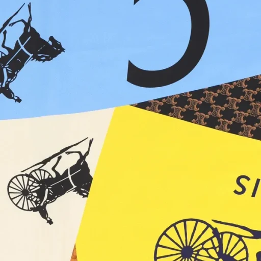 Patterned Silk Scarf