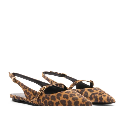 Pointed-Toe Flat Sandals