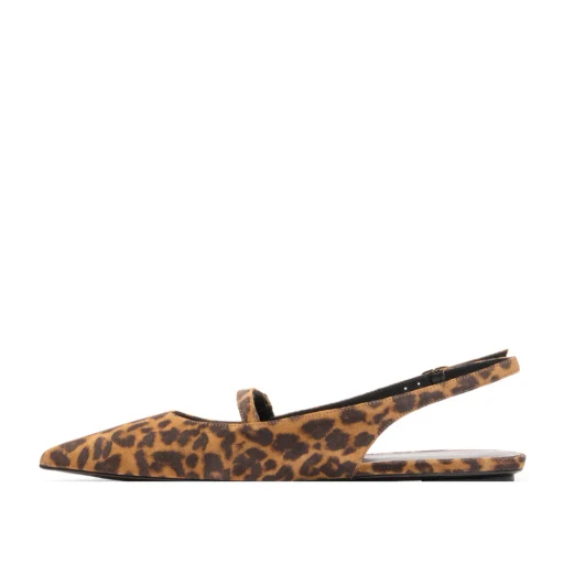 Pointed-Toe Flat Sandals