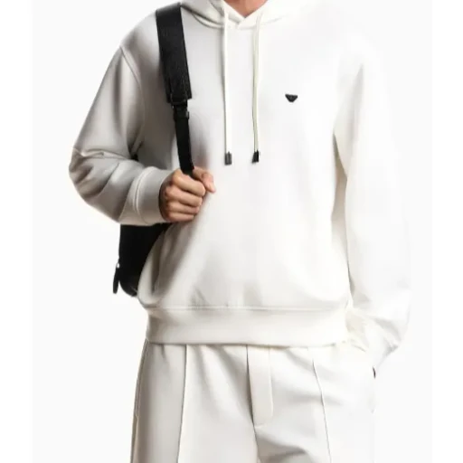 Long-Sleeved Hooded Sweatshirt
