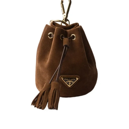 Mini Icon Suede Keychain Charm