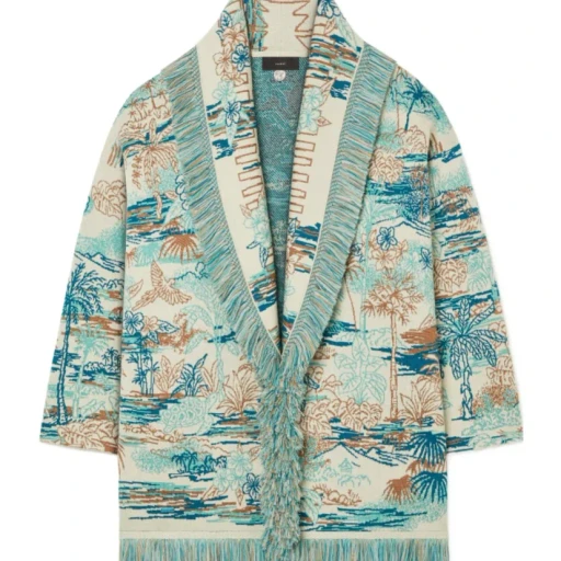 Lost In The Blue Fringed Cardigan