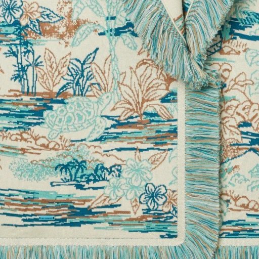 Lost In The Blue Fringed Cardigan