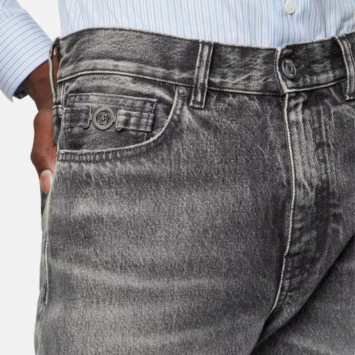 Versace Logo-Patch Loose Jeans