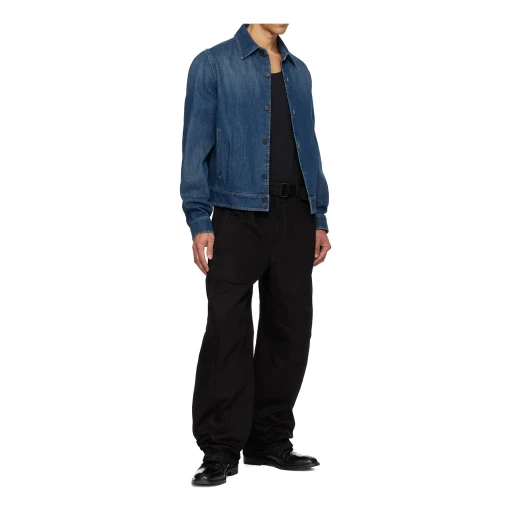 Lanvin Straight Hem Button-Up Overshirt