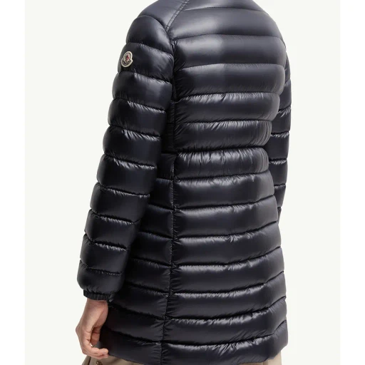 Moncler Genet Long Zip-Up Padded Jacket
