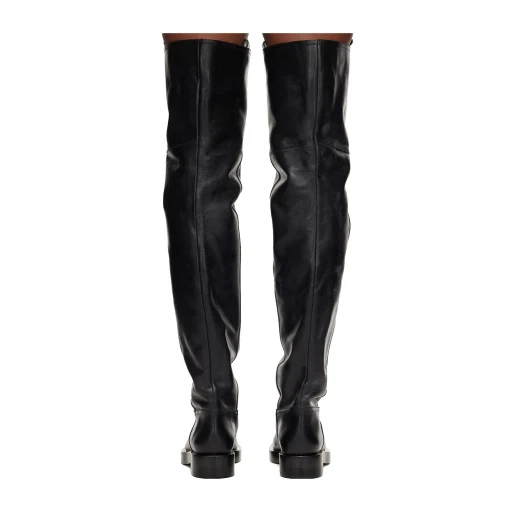 Round-Toe High Boots